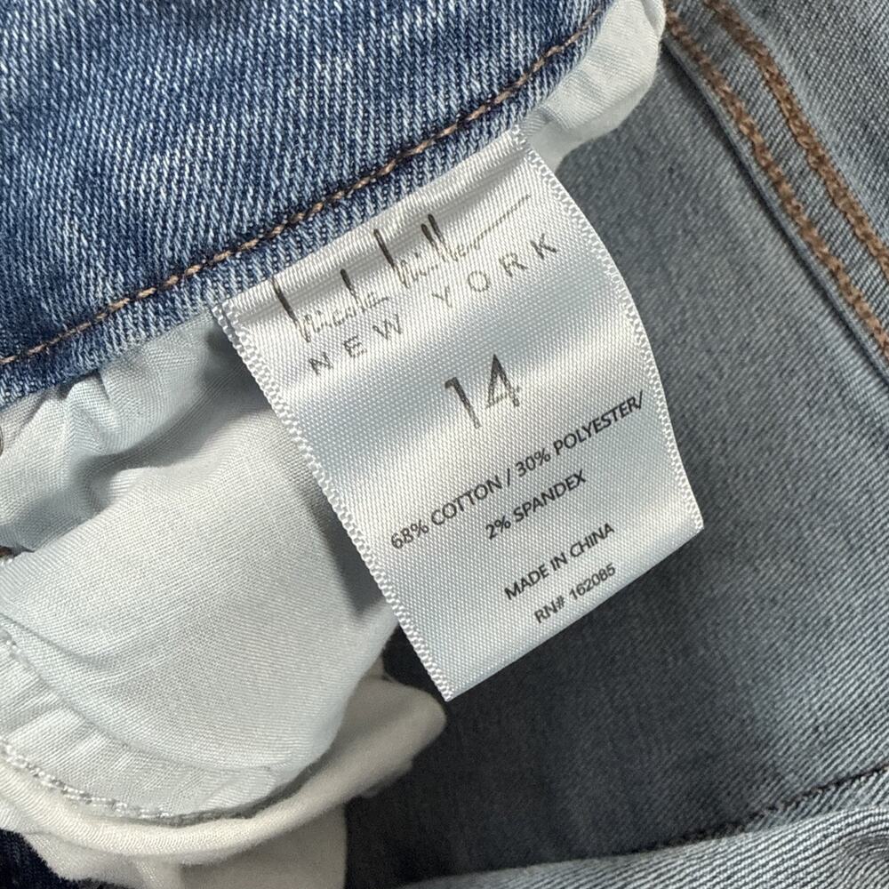 Nicole Miller Perfection Soho HighRise Straight Crop Stretch Jeans 14 - Picture 10 of 11